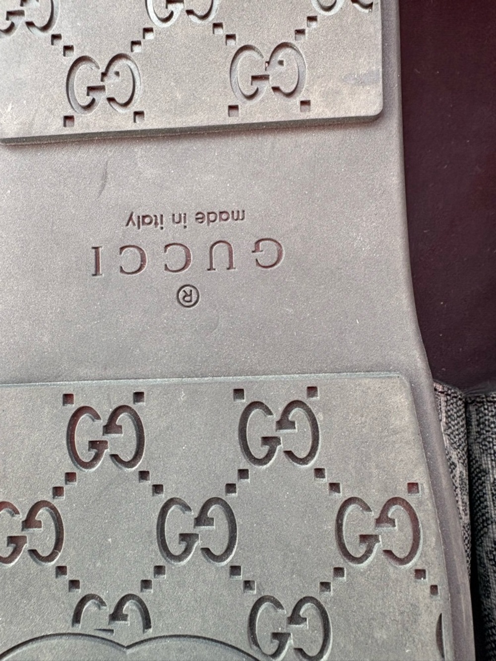 Gucci Brown Monogram Slide Sandals — Men’s Casual Luxury Slides - Picture 4 of 4